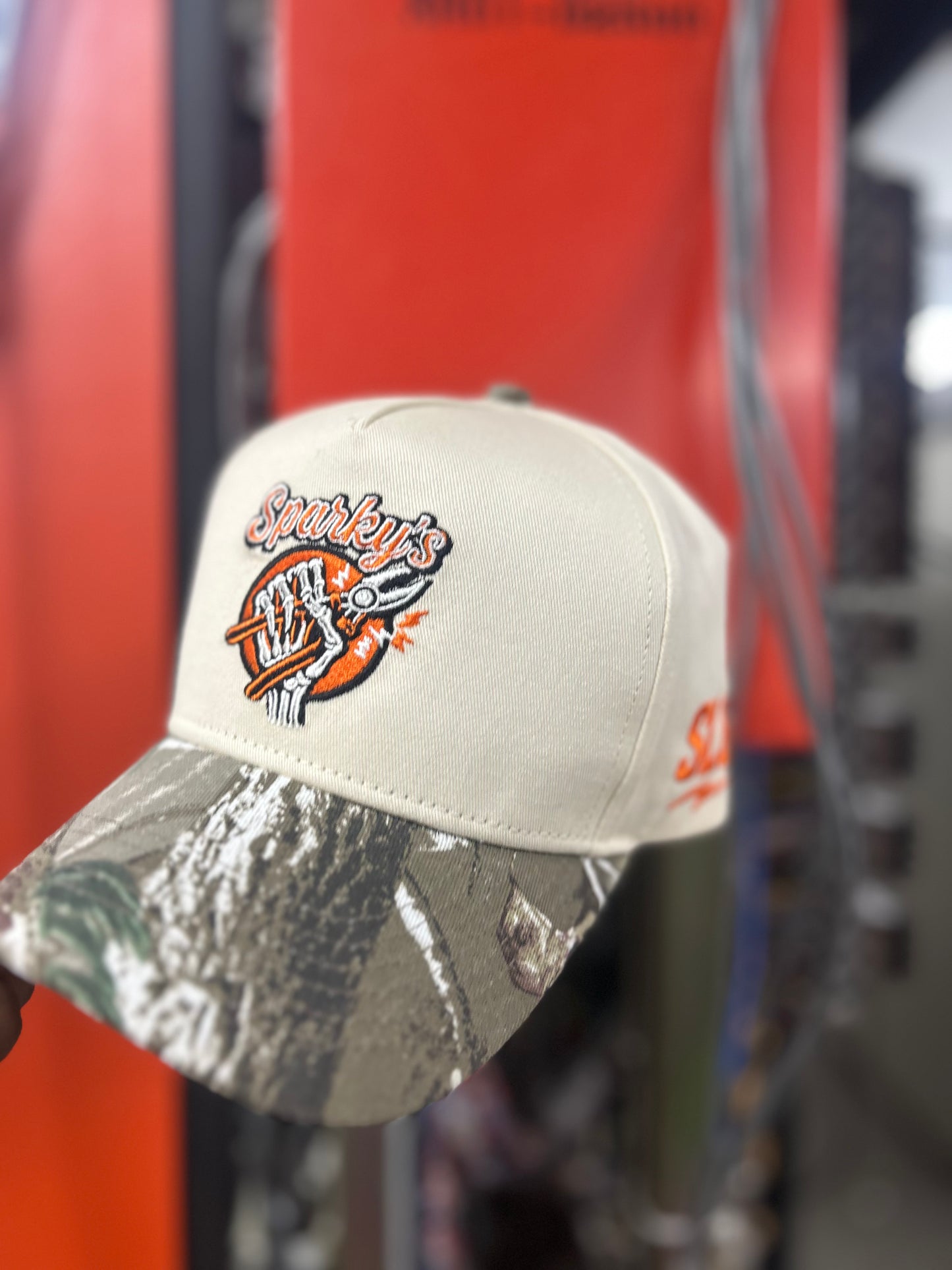 SLG creamsicle snap back