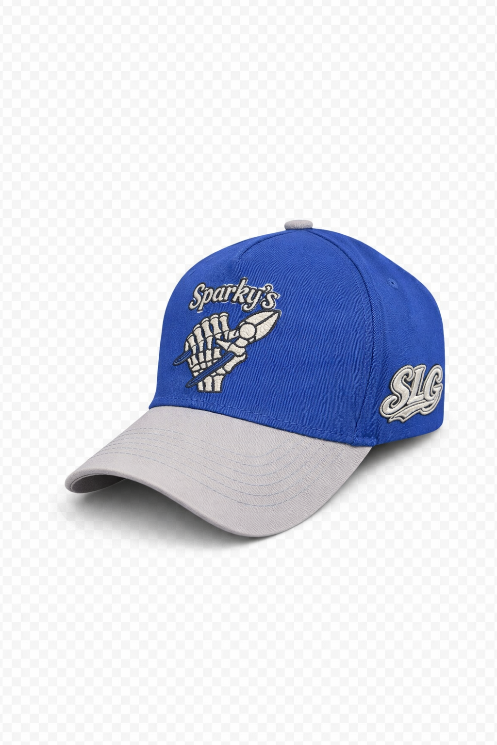 SLG “Blue Collar Crown” Snapback – Blue/Grey Edition
